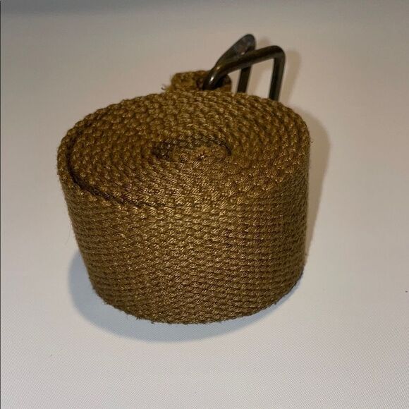 Men's Tan canvas Belt - Picture 6 of 8